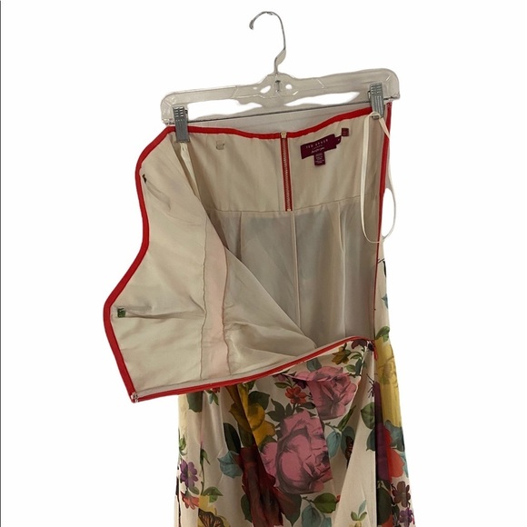 Ted Baker Strapless Black Tie Glam Maxi Dress - Picture 8 of 15